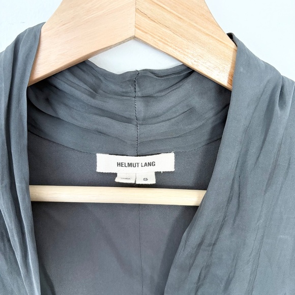 Helmut Lang silk asymmetrical shirt dress - Picture 3 of 5